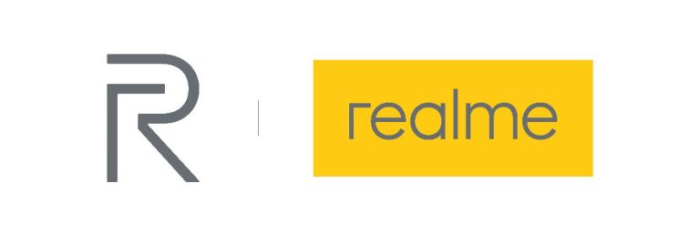 Realme logo and watermark