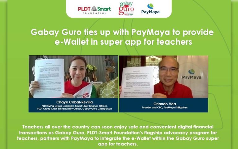 Gabay Guro ties up with PayMaya to provide Financial Account for Teachers