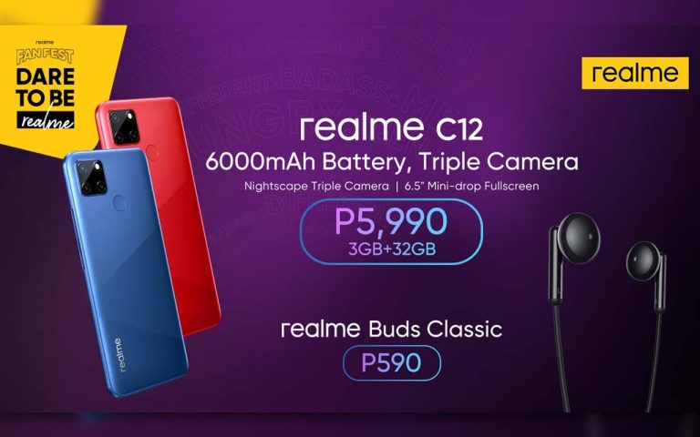 realme PH Launches the realme C12 and realme Buds Classic after Music Fan Fest