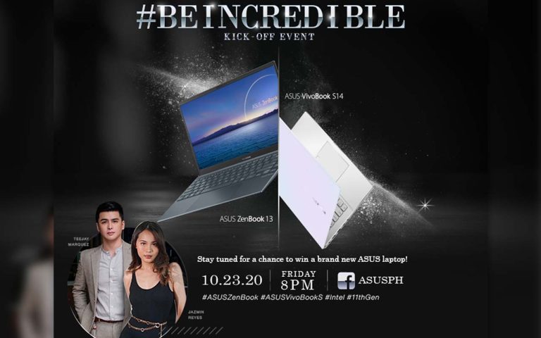 First Intel 11th Gen ASUS Laptops to Arrive Here in the Philippines
