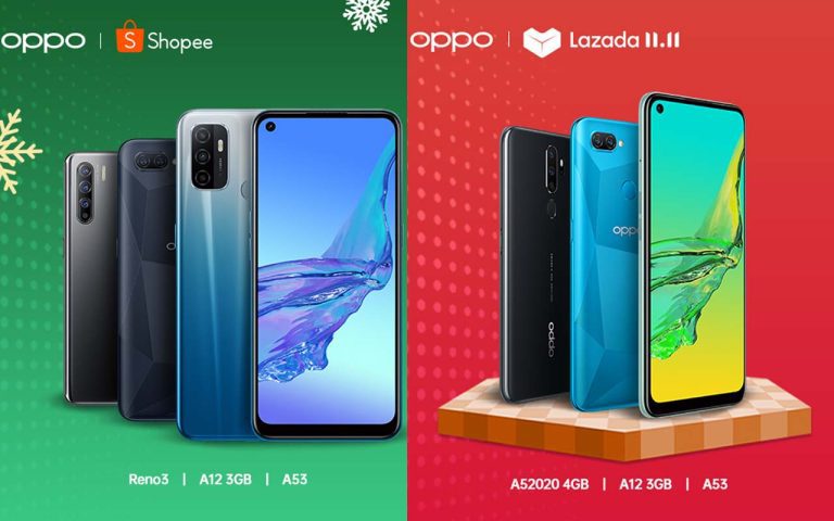 Get up to 76% your OPPO purchase on Shopee and Lazada’s 11.11 Sale