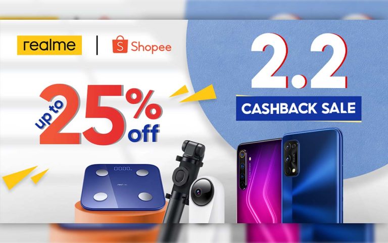 realme Philippines Joins the Shopee 2.2 Cashback Sale